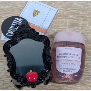 Disney Villains Evil Queen Mirror Pocketbac Holder w/ Bath & Body Works Gel